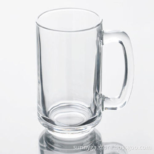 Beer Mug Glass with Great Transparency, 386mL Capacity and 137mm Height